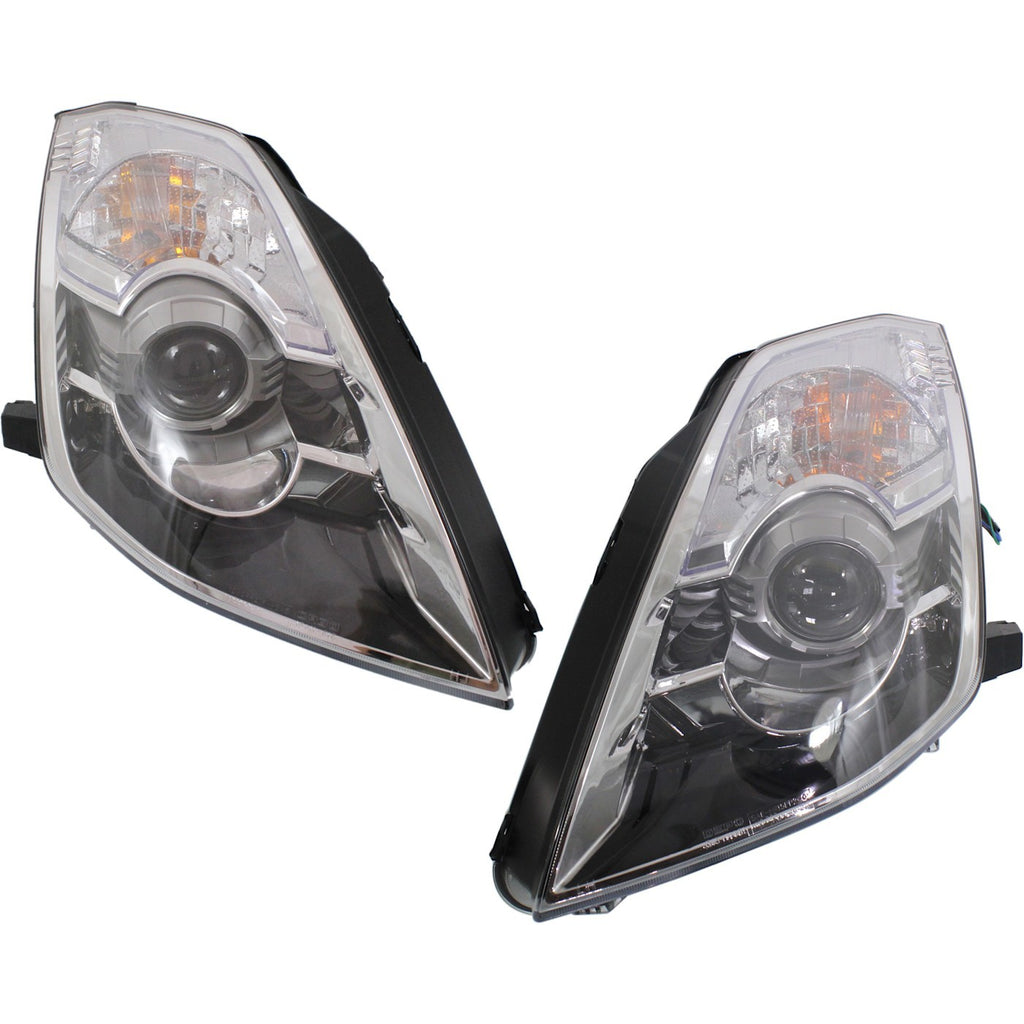2006-2009 Nissan 350Z Headlights - HID, Left & Right (26010CF40B)