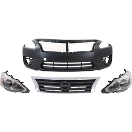 2013-2015 Nissan Altima Bumper Covers - Halogen, Left & Right, Sedan (260103TA9A)