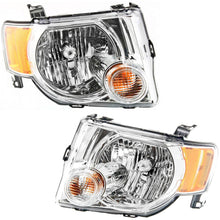 Load image into Gallery viewer, 2008-2012 Ford Escape Headlight Left &amp; Right Halogen w/ Bulbs