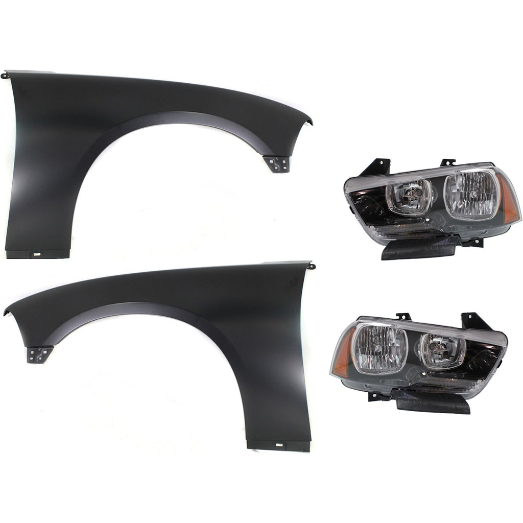 2011-2014 Dodge Charger Fenders - Front, Driver & Passenger Side (57010410AF)