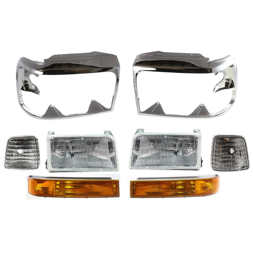 1995-1997 Ford Headlight (F2TZ13008A)