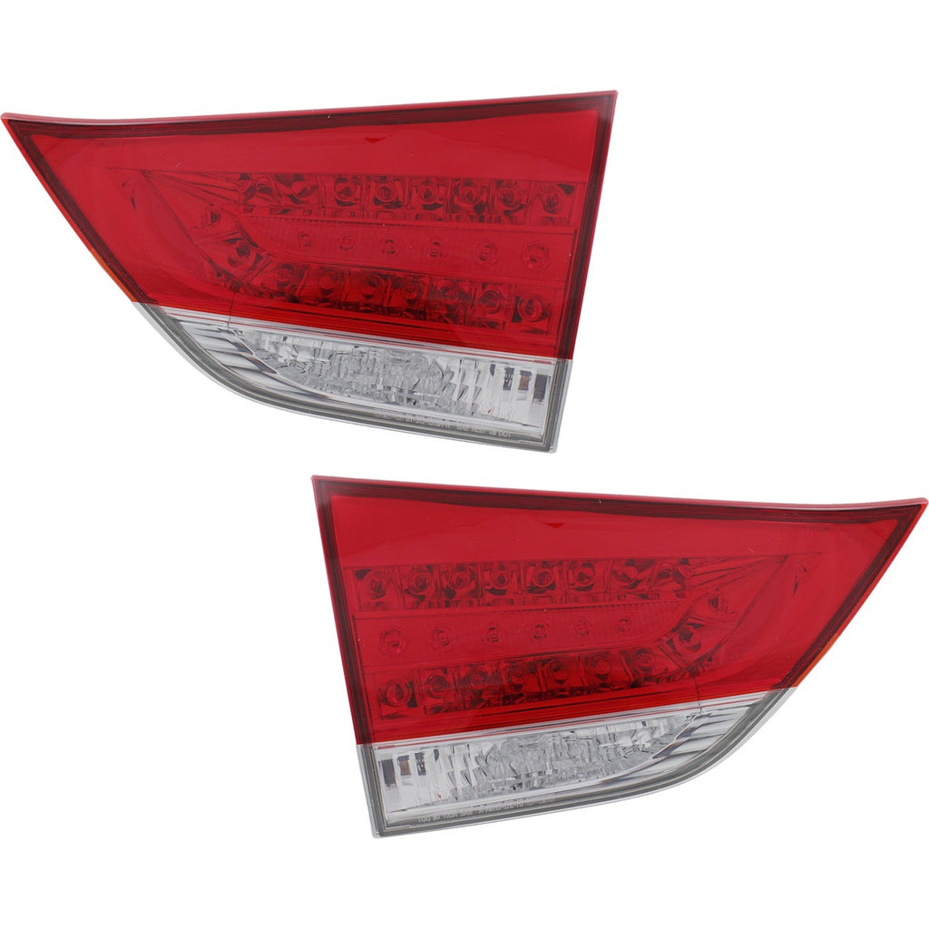 2012-2014 Toyota Sienna Tail Light Set - Inner, Driver & Passenger Side