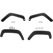 Load image into Gallery viewer, 2007-2018 Jeep Wrangler &amp; Wrangler JK Fender Flares - Front &amp; Rear, Textured Black (5KF09RXFAH)