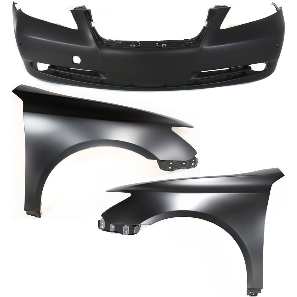 2007-2009 Lexus ES350 Bumper Cover - Front, 3-Piece (5381133180)