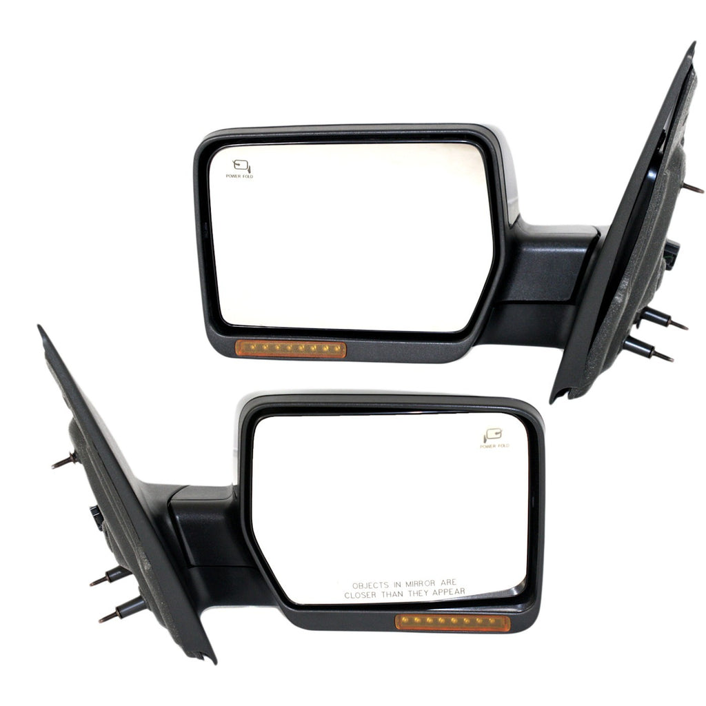 Kool Vue 2007-2008 Ford F-150 Power Mirror - Paintable, Heated, Power Folding (8L3Z17682TA)