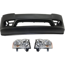 Load image into Gallery viewer, 2006-2007 Jeep Grand Cherokee Bumper Cover - Front, 3-Piece (68035608AC)