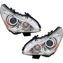 Load image into Gallery viewer, 2010-2013 Infiniti G25 &amp; G37 Headlights - Halogen, Left &amp; Right, w/ Bulbs (260101NM1D)