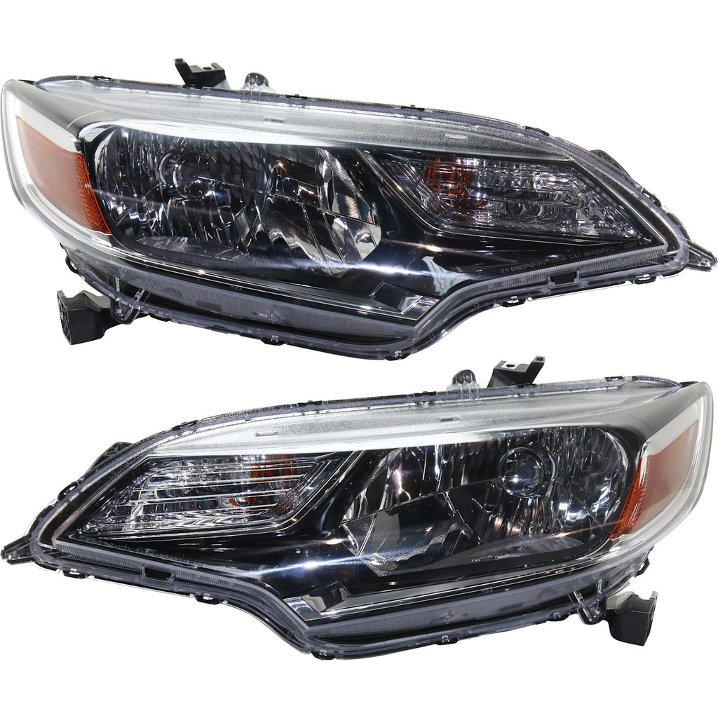 2018-2020 Honda Fit Headlights - Halogen, Left & Right, w/ Bulbs (33100T5AA31)