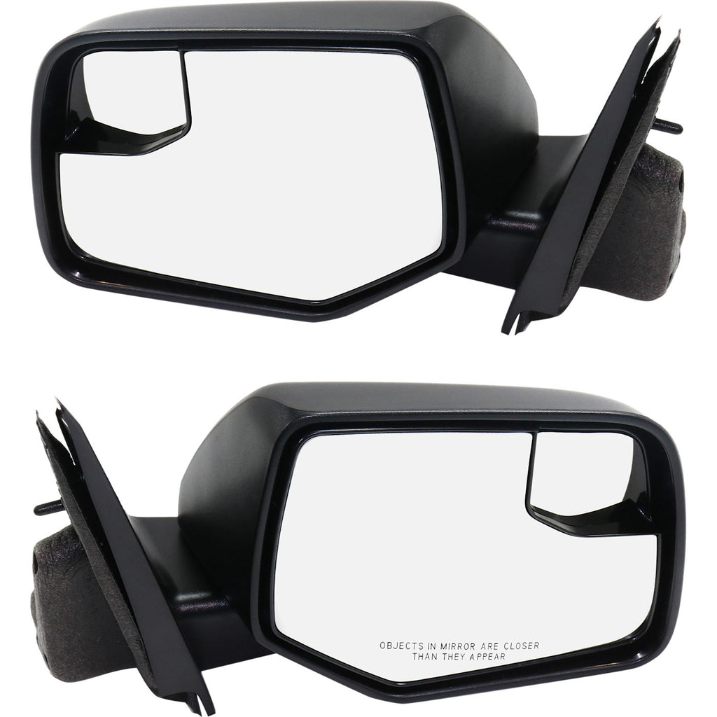Kool Vue 2008-2012 Ford Escape & Mercury Mariner Mirror Set - Textured Black