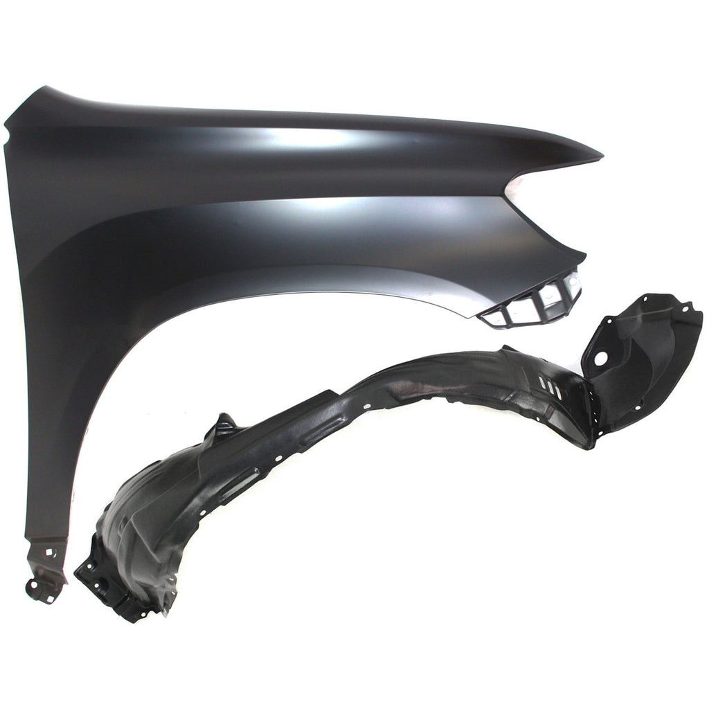 2008-2010 Toyota Highlander Fender - Front, Passenger Side (538010E040)