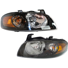 Load image into Gallery viewer, 2004-2006 Nissan Sentra Headlights - Left &amp; Right, Black Housing (260606Z825)