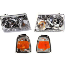 Load image into Gallery viewer, 2006-2011 Ford Ranger Headlights - Left &amp; Right, w/ Bulbs (6L5Z13008AA)