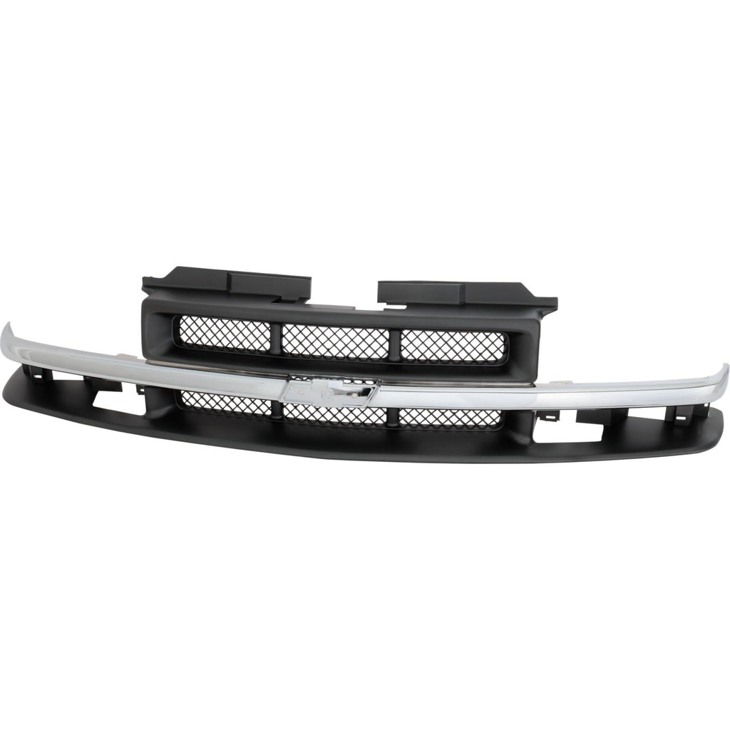 1998-2005 Chevrolet Blazer & S10 Grille - Paintable, Assembly (15048519)