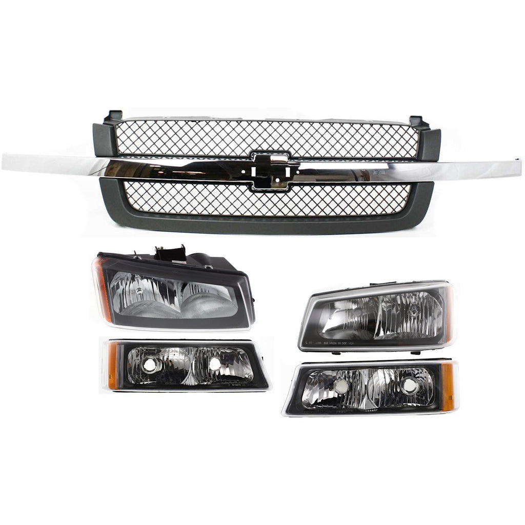 2005-2007 Chevrolet Grille - Assembly (88968933)
