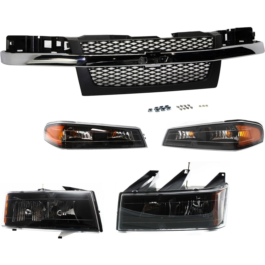 2004-2012 Chevrolet Colorado Grille - Assembly (19328954)