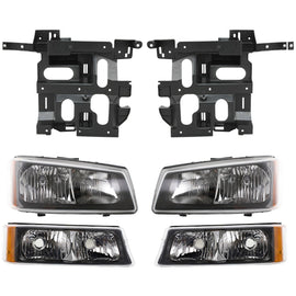 2003-2007 Chevrolet Headlights - Left & Right, w/ Bulbs (10396913)