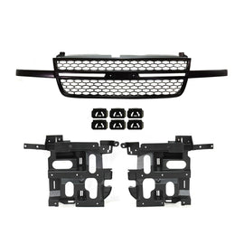 2003-2007 Chevrolet Silverado 1500 & Silverado 1500 Classic Grille - Black, Assembly (15276048)