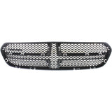 Grille Insert For 2014-2015 Durango Textured Black w/ Chrome Trim Code MF5