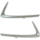 Grille Trim Set For 2017-18 Toyota Yaris iA 2016-20 Yaris LH and RH Outer Chrome