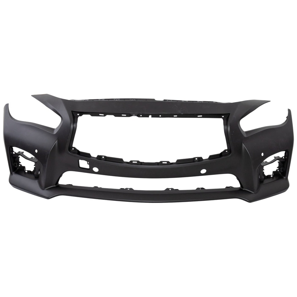 2014-2017 Infiniti Q50 Bumper Cover - Front, Primed (620224HE0H)
