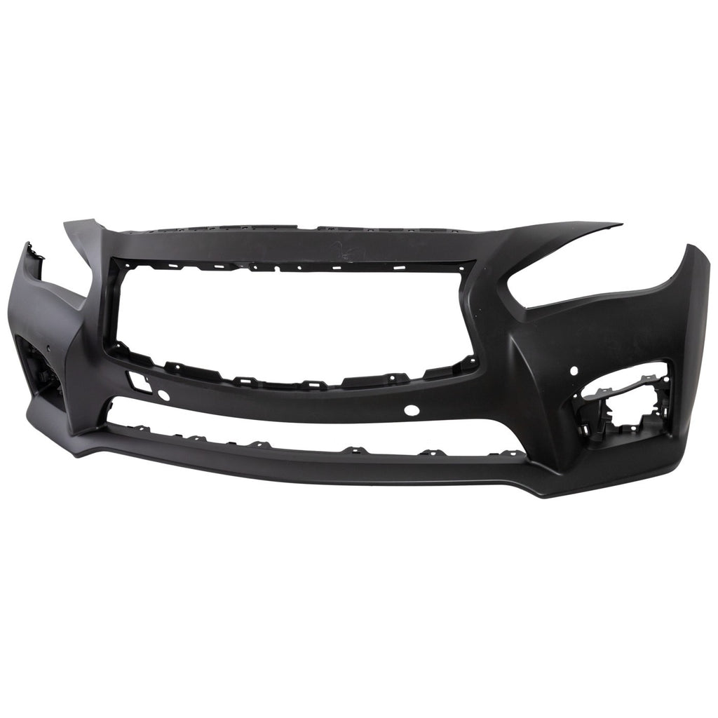 2014-2017 Infiniti Q50 Bumper Cover - Front, Primed (620224HE0H)