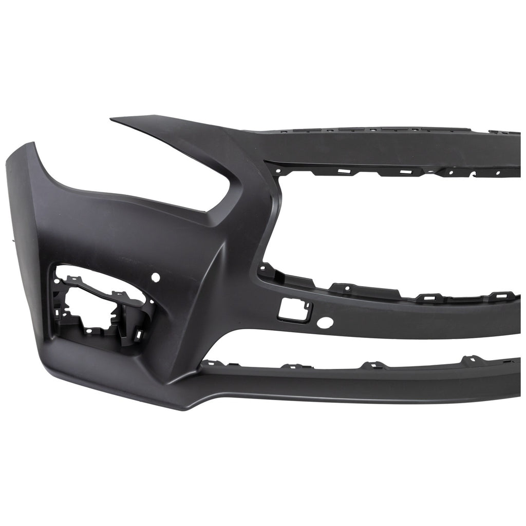 2014-2017 Infiniti Q50 Bumper Cover - Front, Primed (620224HE0H)