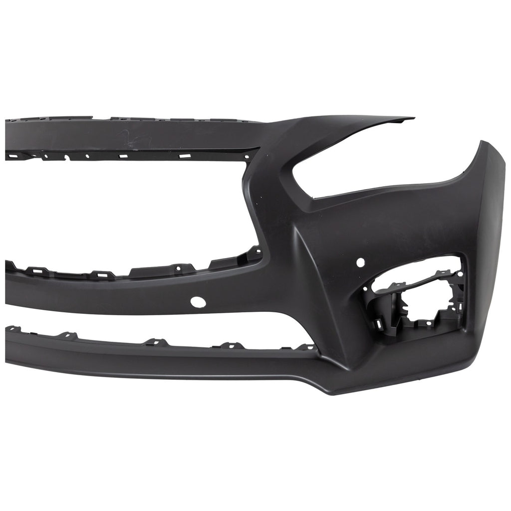 2014-2017 Infiniti Q50 Bumper Cover - Front, Primed (620224HE0H)