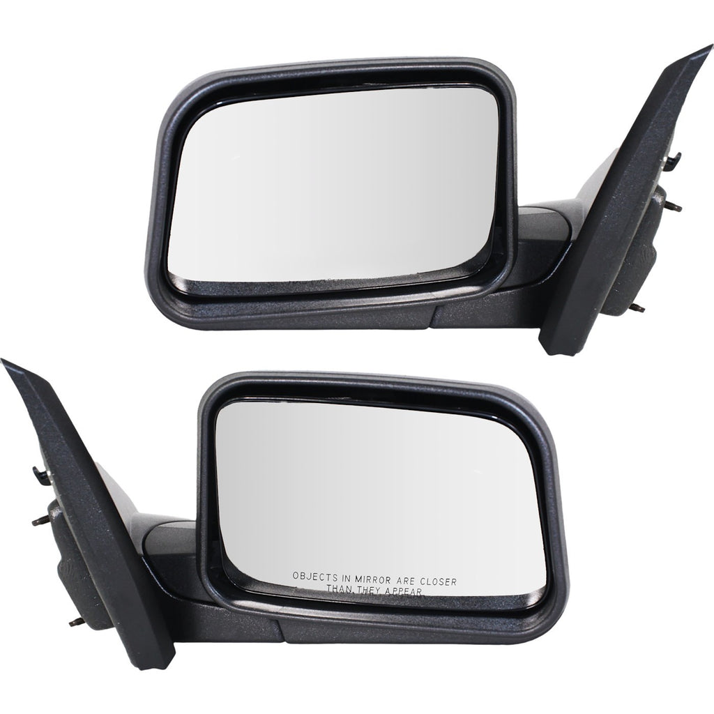 Kool Vue 2008 Ford Edge Manual Mirror - Textured, Manual Folding (8T4Z17682AA)