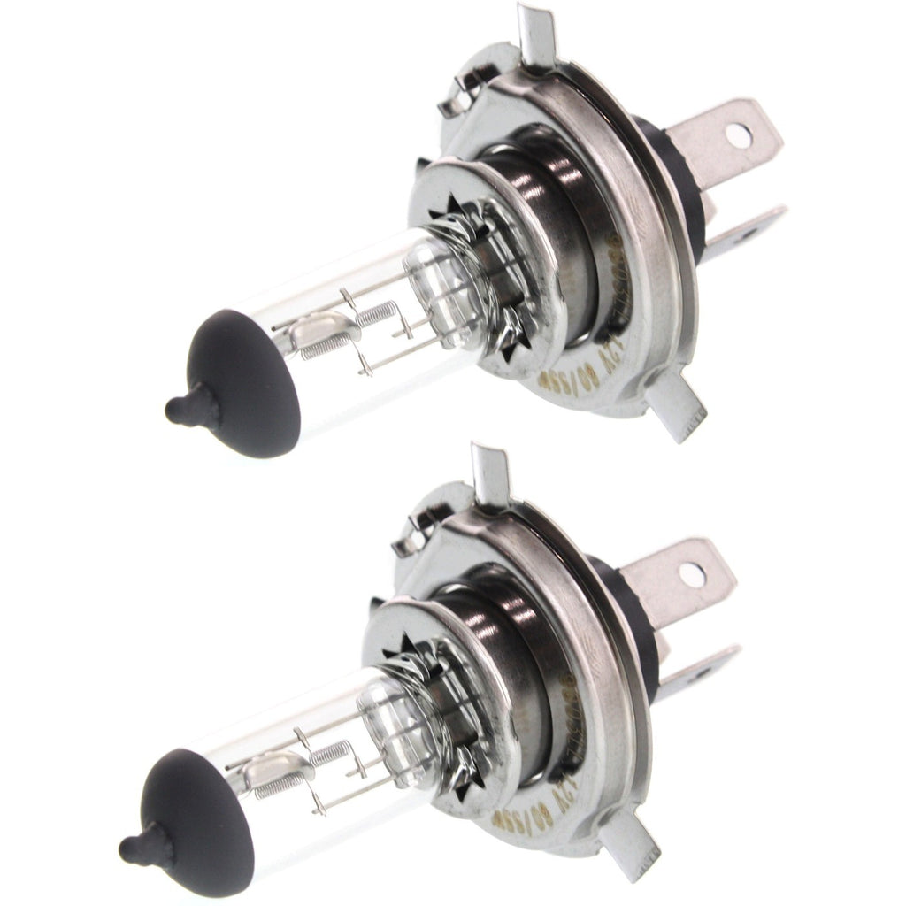 Set of 2 Pieces Headlight Bulbs 9003 Hi or Low Beam Type Halogen (Universal Fit)