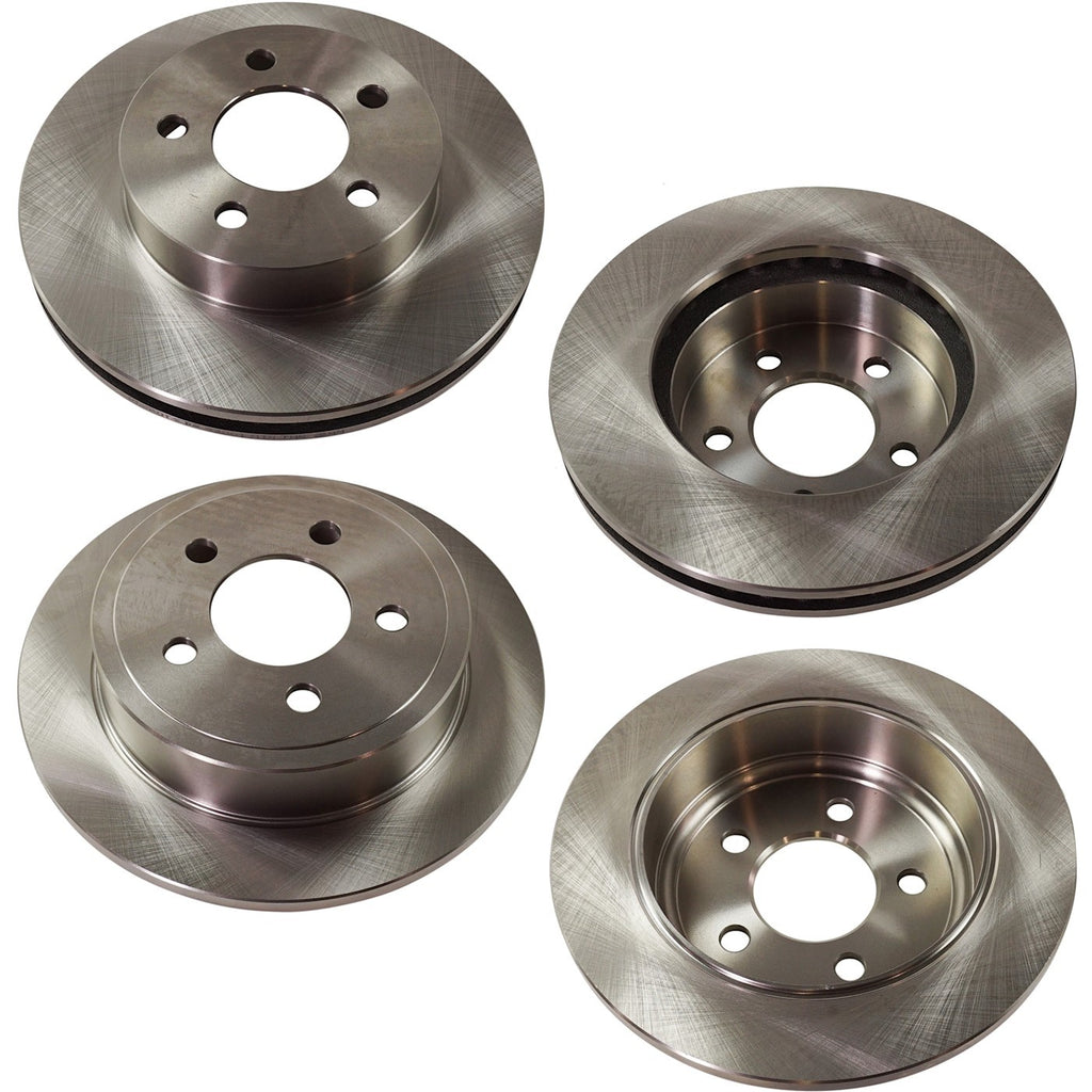 2003-2007 Jeep Liberty Brake Rotors - Front & Rear (52128247AA)