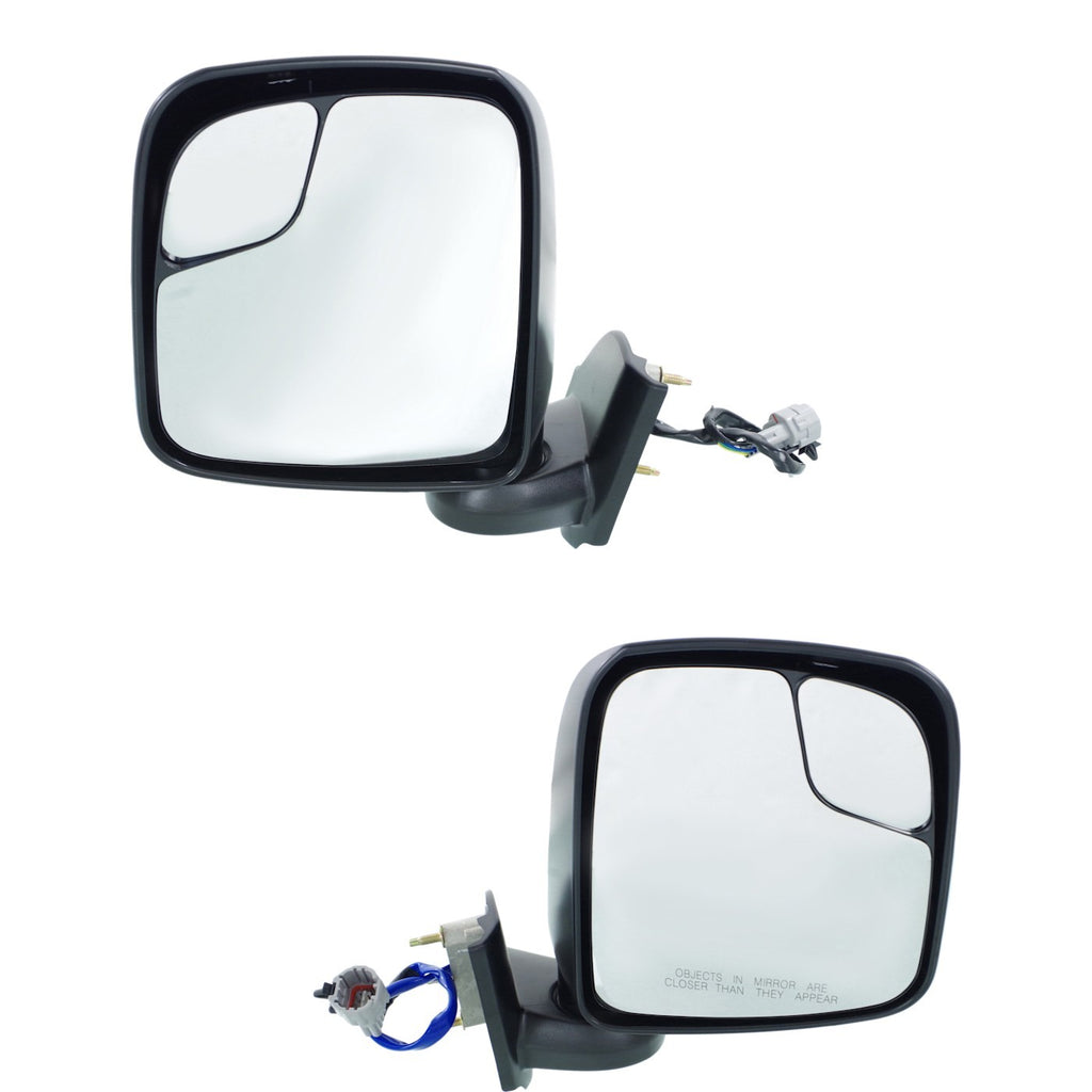 Kool Vue 2013-2021 Chevrolet City Express, Nissan NV200 & Nissan NV2500 Mirrors - Driver & Passenger Side, Heated