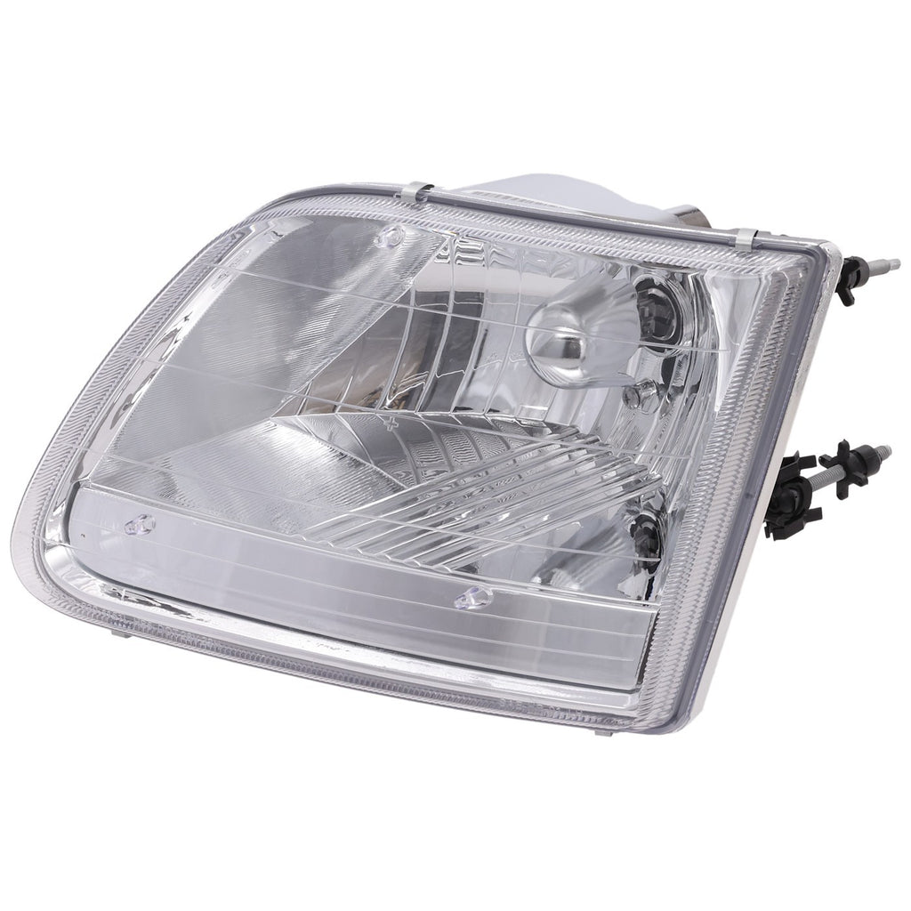 2001-2004 Ford F-150 & F-150 Heritage Headlight - Halogen, Driver Side, w/ Bulbs (3L3Z13008HA)
