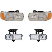 Load image into Gallery viewer, 2001-2006 GMC Headlights - Halogen, Left &amp; Right (15850351)