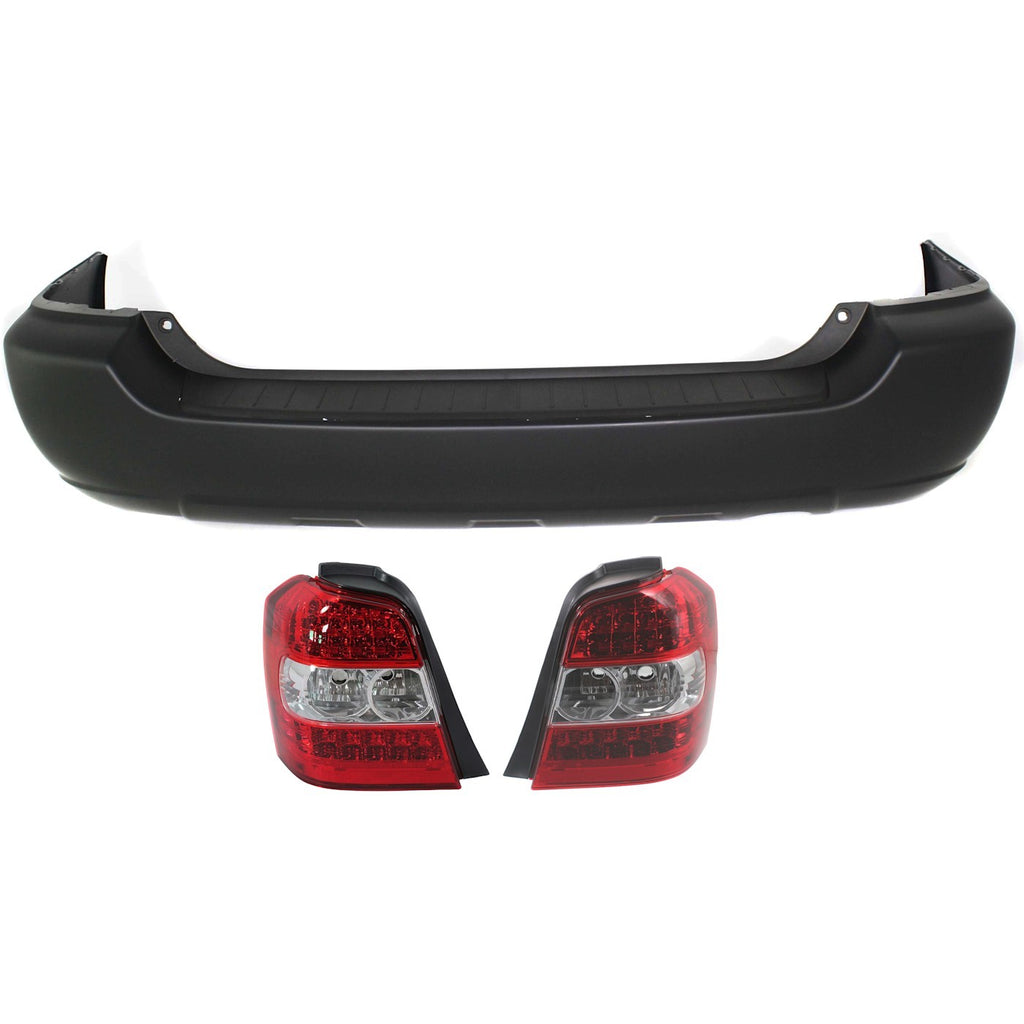 2006-2007 Toyota Highlander Tail Lights - Halogen, Driver & Passenger Side (8156148130)
