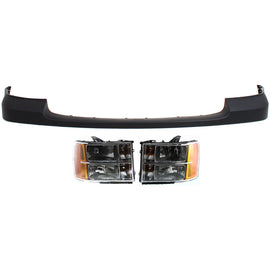 2007-2013 GMC Sierra 1500 Bumper Cover - Front, 3-Piece (20980241)