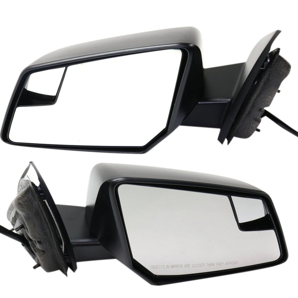 Kool Vue 2013-2015 GMC Acadia Mirrors - Driver & Passenger Side, Textured Black (23130953)