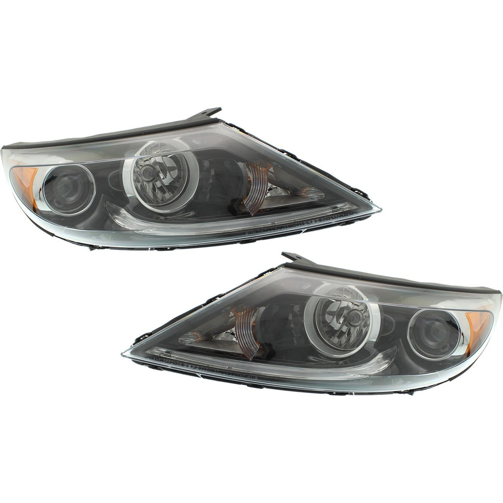2013-2016 Kia Sportage Headlights - Driver & Passenger Side, CAPA Certified (921013W710)