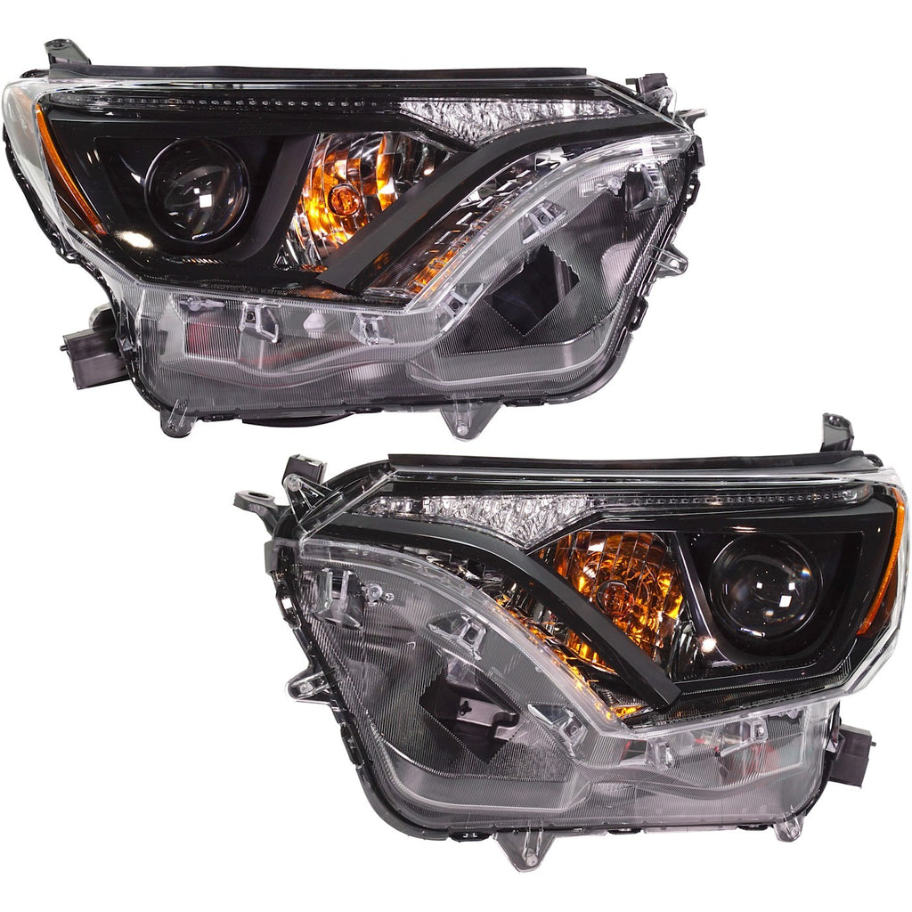 2016-2018 Toyota RAV4 Headlights - Driver & Passenger Side (811100R180)