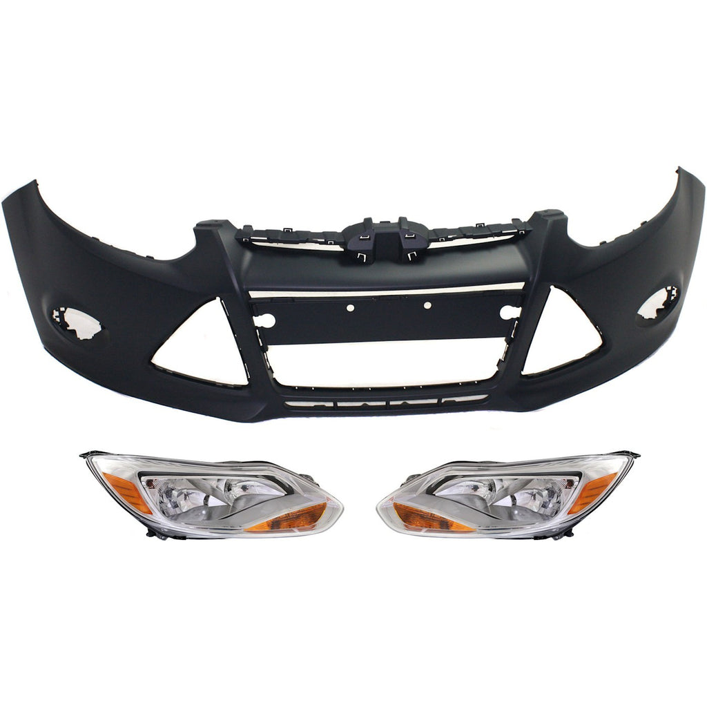 2012-2014 Ford Focus Bumper Cover - Front (BM5Z17D957CAPTM)