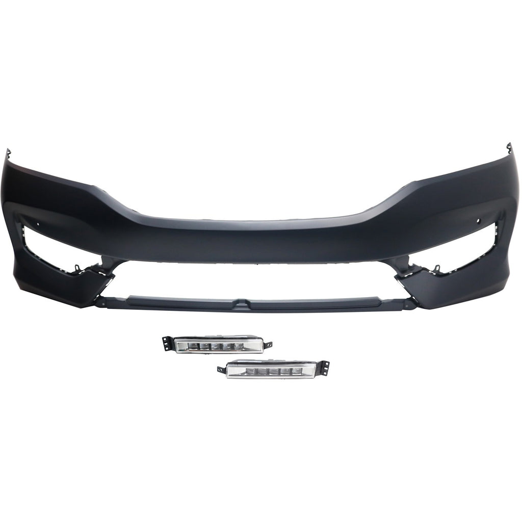 2016-2017 Honda Accord Bumper Cover - Front, CAPA Certified, Sedan (33900T2AA21)