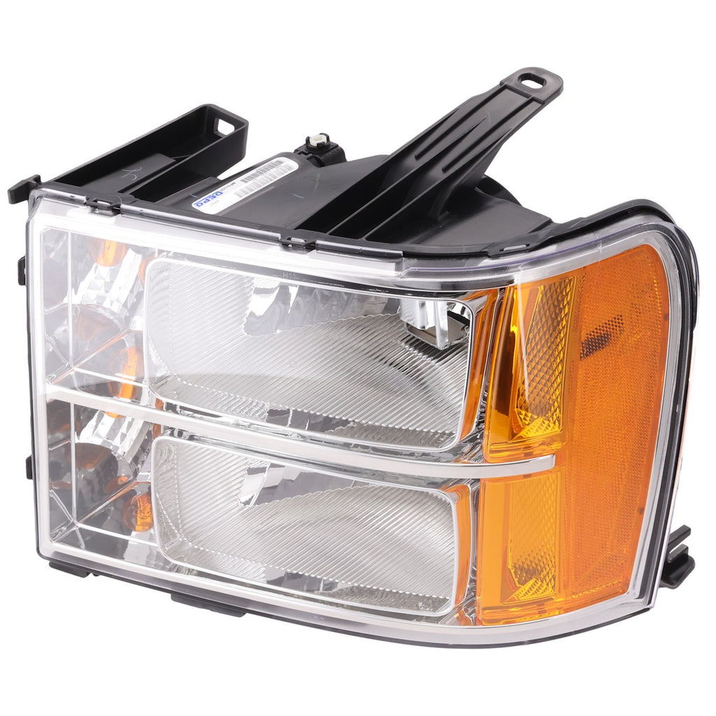 2011-2014 GMC Sierra 1500, Sierra 2500 HD & Sierra 3500 HD Headlight - Halogen, Driver Side, w/ Bulbs (20980241)