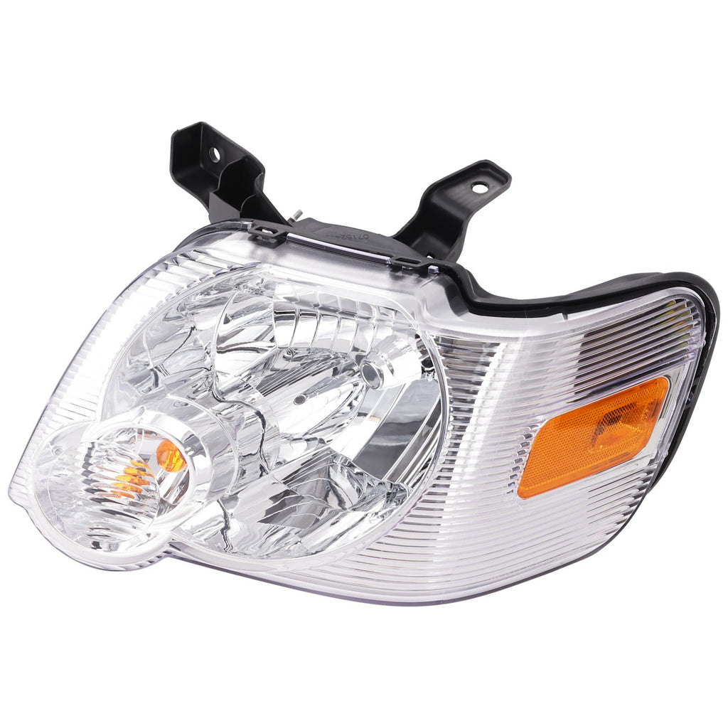 2006-2010 Ford Explorer & Explorer Sport Trac Headlight - Halogen, Driver Side, w/ Bulbs (6L2Z13008BA)