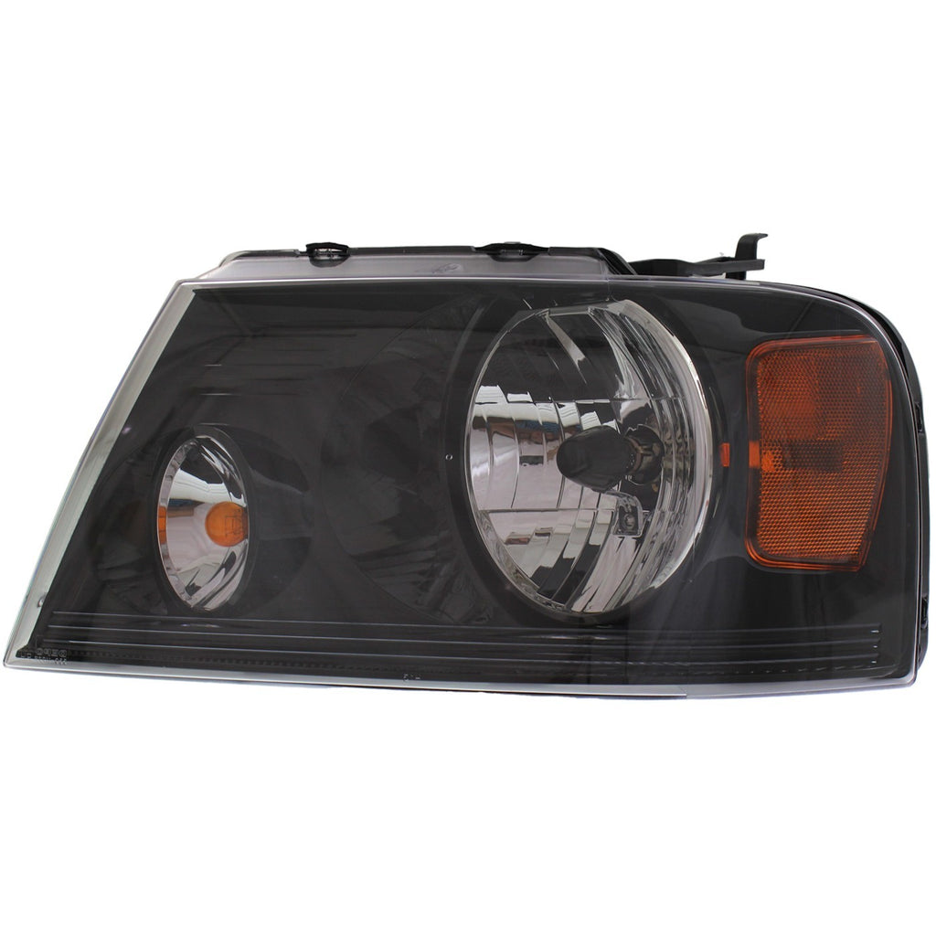 2006-2008 Ford F-150 Headlight - Halogen, Left, w/ Bulbs (7L3Z13008HA)