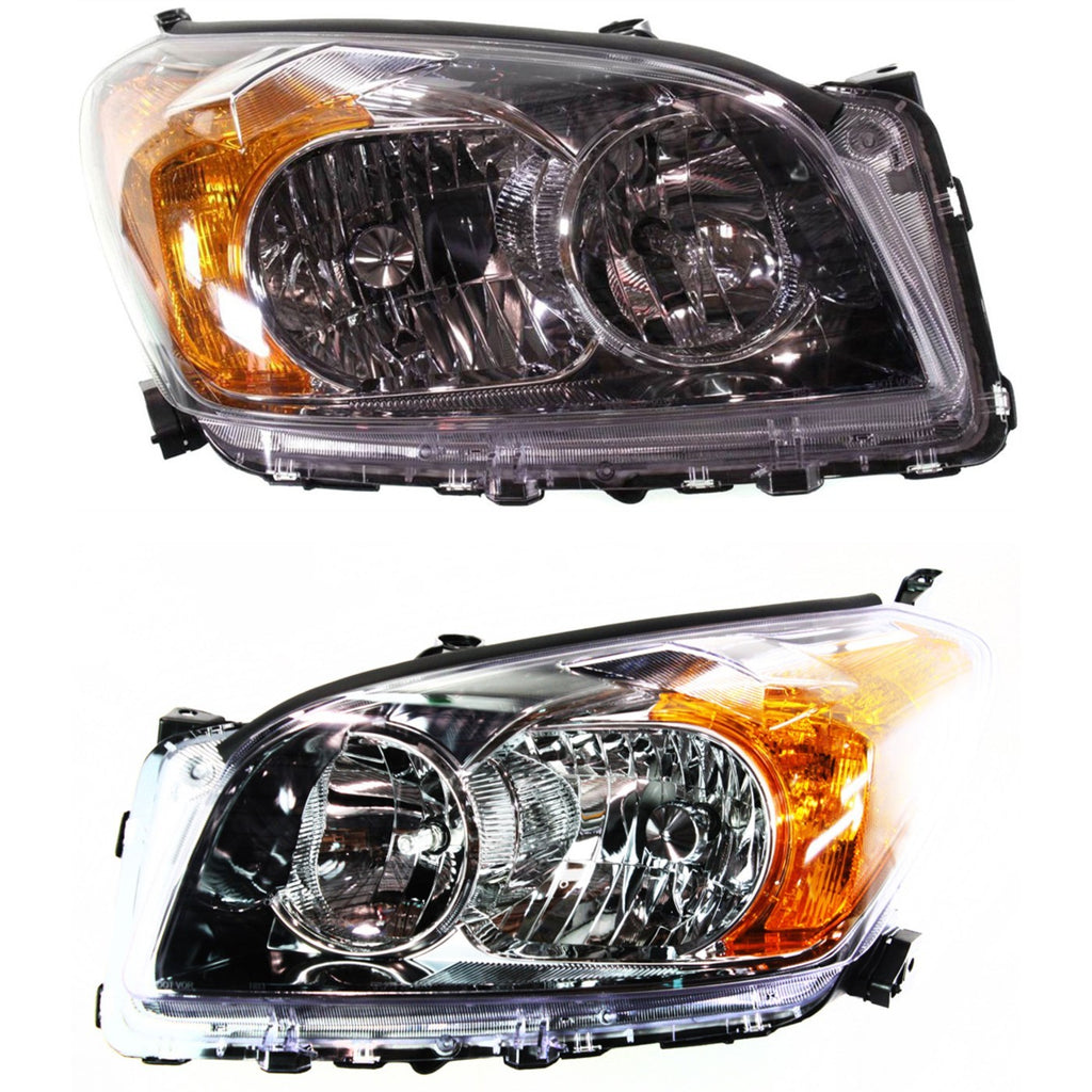 2009-2012 Toyota RAV4 Headlights - Left & Right, CAPA Certified (811100R020)