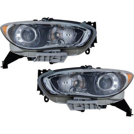 2013-2015 Infiniti JX35 & QX60 Headlights - HID, Left & Right (260103JA0APFM)