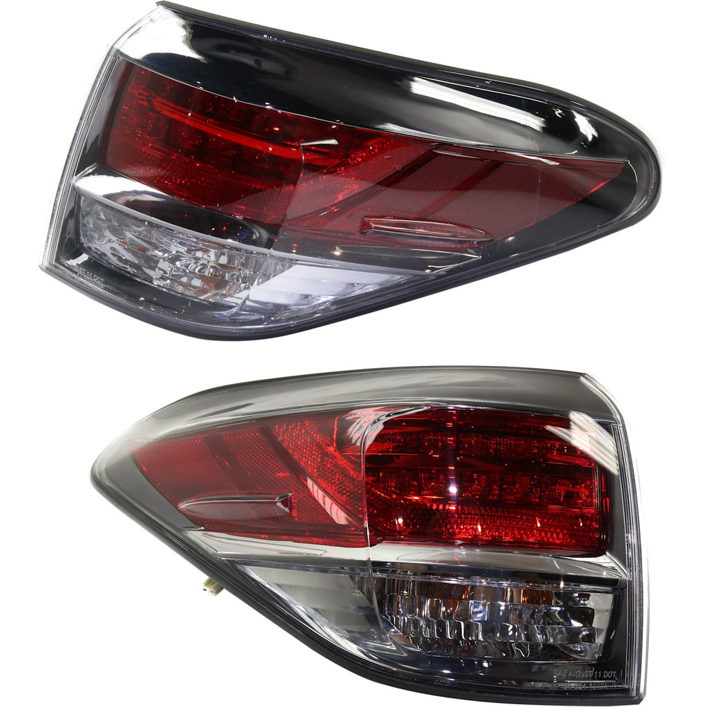 2013-2015 Lexus RX350 & RX450h Tail Light Set - LH & RH, Outer