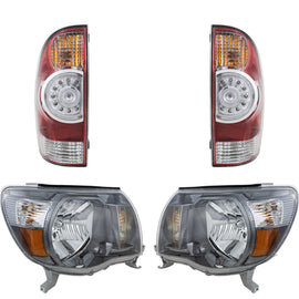 2008-2011 Toyota Tacoma Tail Lights - LED, Left & Right, w/ Bulbs (8155004160)