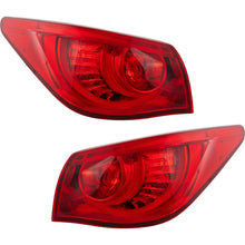 Load image into Gallery viewer, 2014-2017 Infiniti Q50 Tail Lights - LED, Left &amp; Right, Outer (265504HB0B)