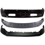 Bumper Kit For 2014-2018 Ram 1500 Steel Painted Black Front Lower