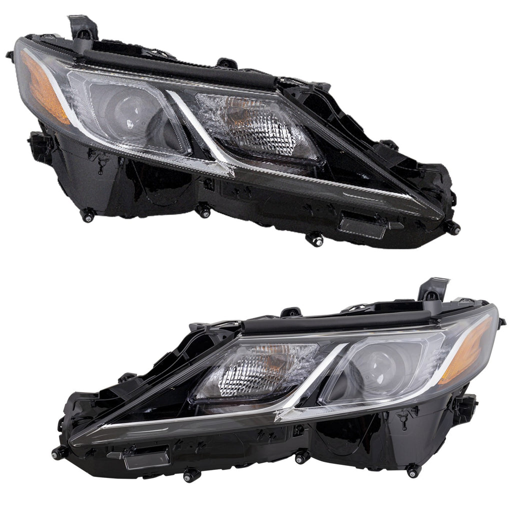 2018-2019 Toyota Camry Headlights - LED, Driver & Passenger Side (8111006C40)